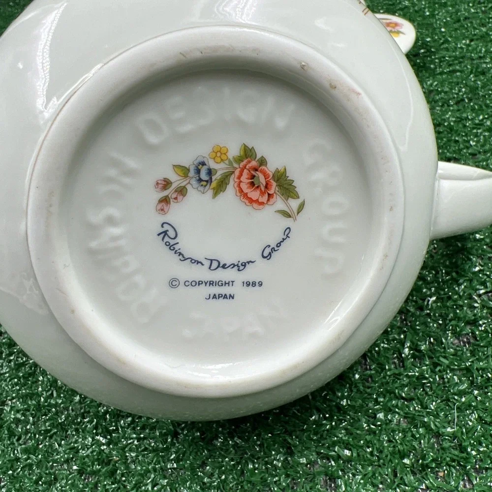 Robinson Design‎ Group 1989 Vintage Floral Teapot Made In Japan